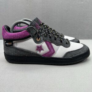 Converse Fastbreak Mid Womens Sz 8.5‎ Skate Shoes Dark Matter Cordura Suede Grey